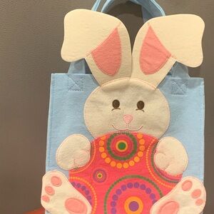 Blue Bunny Easter Tote Bag